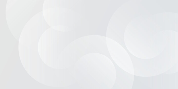 minimalist banner white abstract background. Modern circular Overlaping. sui for banner, presentation, digital