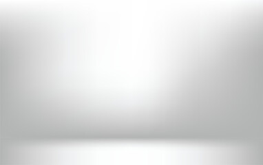 Abstract grey and white backgrounds gradient vector illustration, display products ,room, interior
