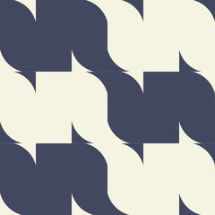 Seamless pattern with abstract geometric shapes
