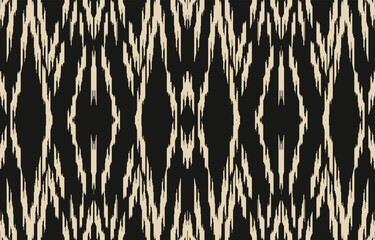 Ethnic abstract ikat art. Aztec ornament print. geometric ethnic pattern seamless  color oriental.  Design for background ,curtain, carpet, wallpaper, clothing, wrapping, Batik, vector illustration.