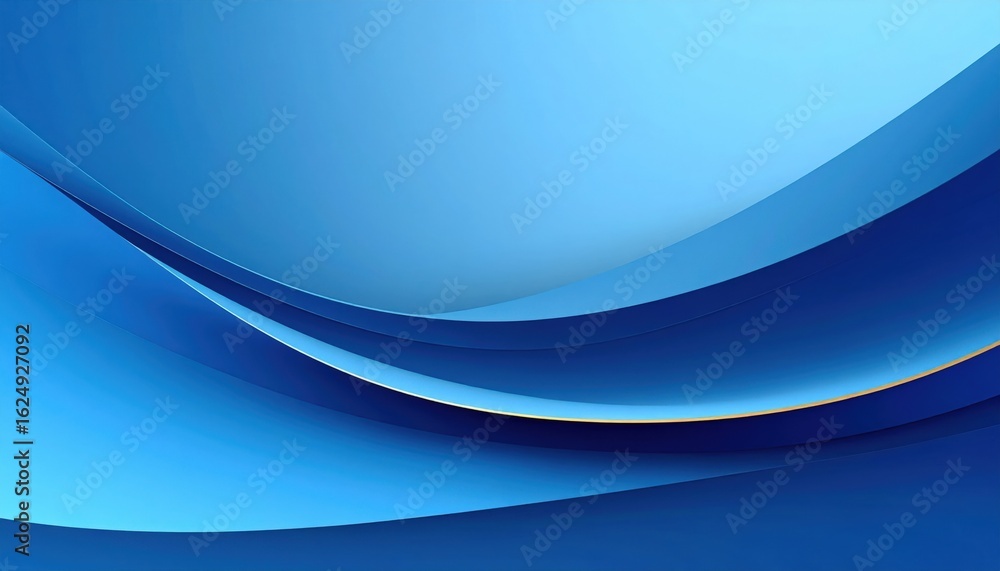 Poster dynamic blue waves flowing across an abstract background digital art modern design optimized for vis