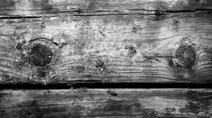 Weathered wooden surface with texture and grain details