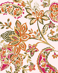 paisley textile pattern design, texture,pasley textile pattern design, Magical Traditional Paisley Seamless Pattern, paisley, vector,all over pattern,