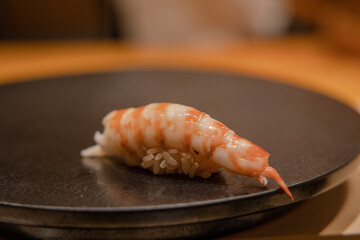 Fresh looking delicious fish sushi