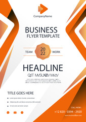 business flayer template vector