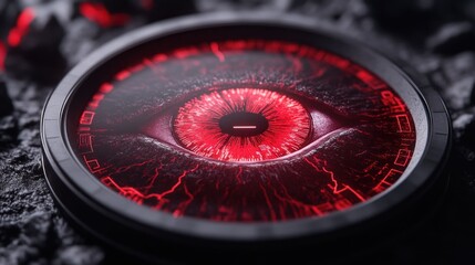 The Digital Eye: A Cyberpunk Vision of Surveillance and Technology