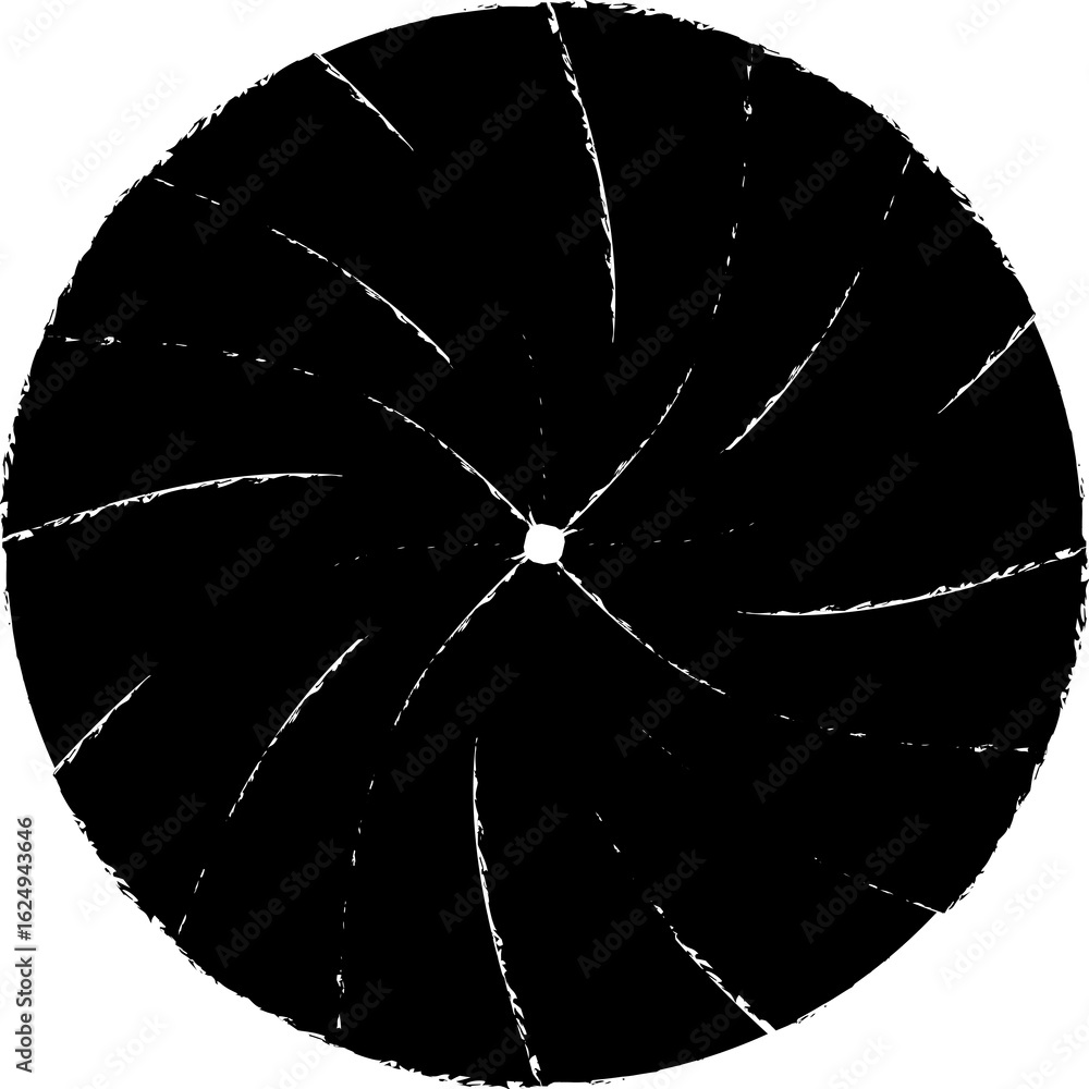 Poster grunge style set of circle shape. design elements