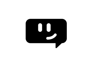 AI chatbot icon vector