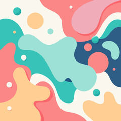 playful abstract vector background