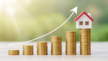 Equity Elevation – Real Estate Growth and Investment Strategy, Business, Conceptual, Finance, Housing, Wealth, Abstract