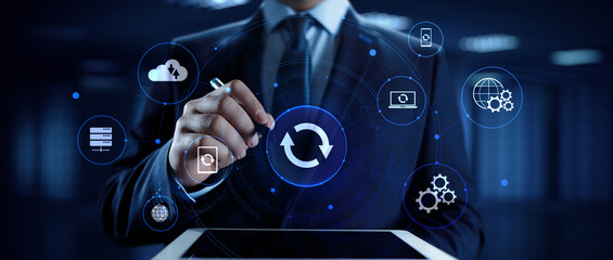 Update Software Upgrade Application new version on virtual screen.