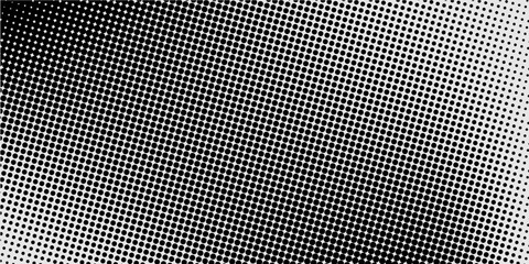 fun beautiful black and white shadow halftones retro pop art funky urban colorful comic book. Dotted halftone gradient texture. Vanishing polka dot background. Repeating dots gradation pattern backgro
