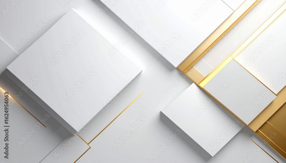 Poster dynamic gold and white abstract texture design digital art modern environment minimalist viewpoint c