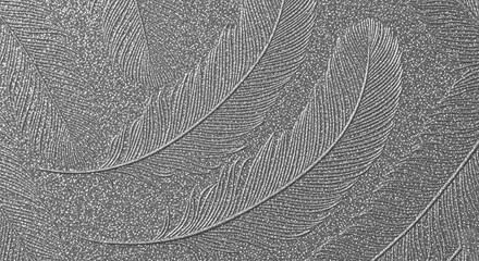 Glitter neutral gray shimmering feather abstract pattern texture background wallpaper