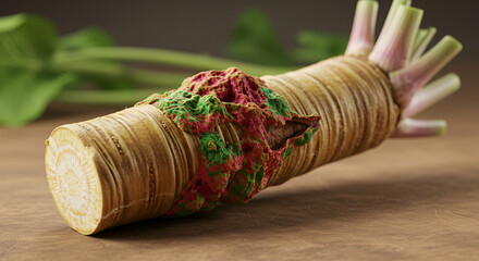 Viral-Induced Rot on Horseradish Root