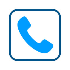 phone icon vector illustration, Call icon