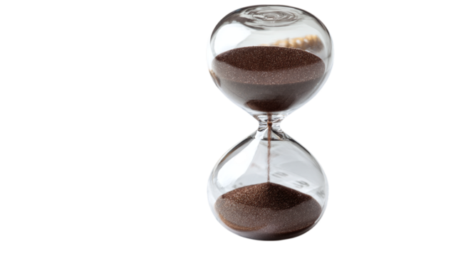 Hourglass and calendar combo