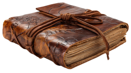 Leather Phone Case background isolated on a Transparent background, PNG file.