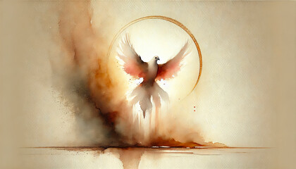 Ethereal symbol of the Holy Spirit.

