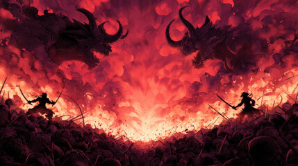 Inferno Clash: Titans of the Abyss Collide