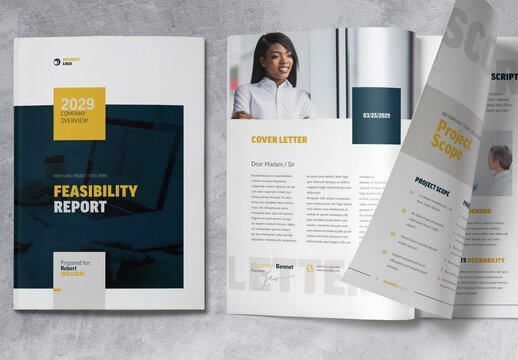 Feasibility Analysis Brochure Template