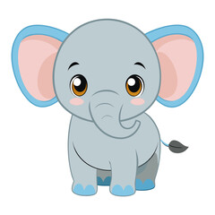 Naklejka premium Elefent