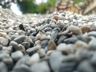 Close-up photo of small stones