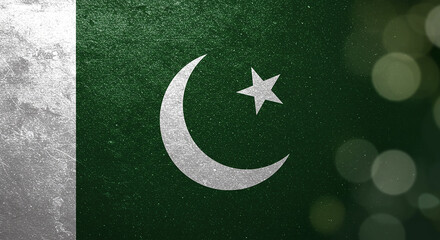 Pakistani Flag Background 