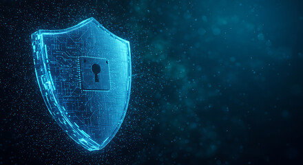 Abstract digital background of flowing blue and purple light lines suggesting speed or technology