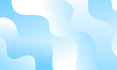 abstract blue light stripes lines sea wave curves shapes on smooth gradient color textured pattern background