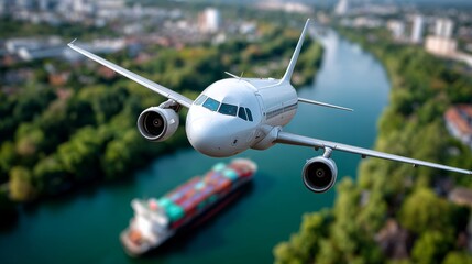 Optimizing air freight strategies for a comprehensive delivery chain in global logistics