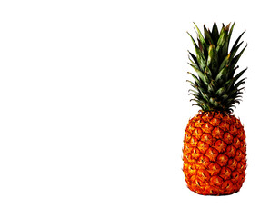 Standing tall on the right, this golden pineapple exudes tropical luxury—its rich texture and bold silhouette create the perfect balance for elegant, minimalist compositions