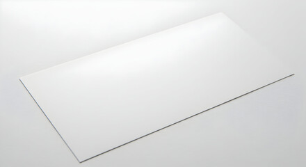 Blank white rectangle paper mockup for design presentation clean minimalist background texture template modern style corporate branding identity design element