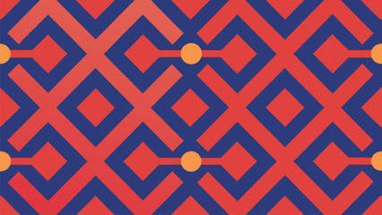 red and white chevron pattern