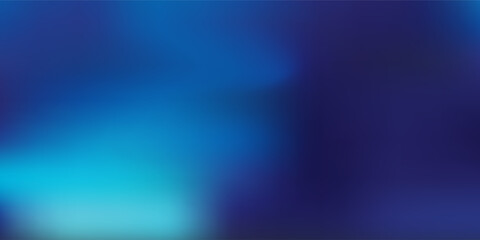 Blue-green gradient studio room, abstract background pattern, walls and floor reflect neon lights, dark tones and feel speed of digital technology connected blue