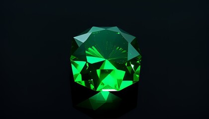 Fototapeta premium Deep Green Emerald