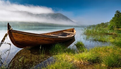 Obraz premium old wooden boat