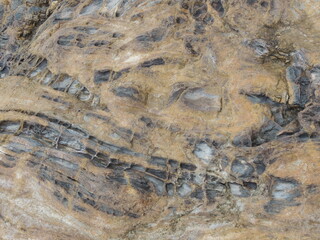 A rocky rough surface from the beach