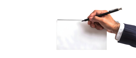 businessman writing on a whiteboard