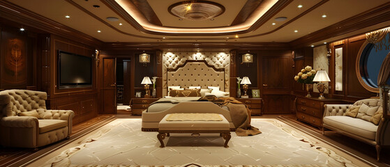 interior of a luxury hotel