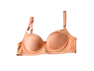 Beautiful peach colour bra for female. Modern fashion cloths for ladies.
