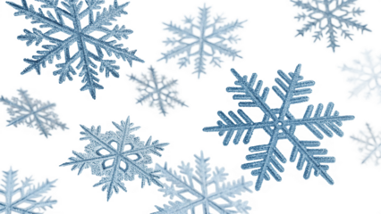 PNG 3d transparent glass render of snowflake white white background celebration. 
