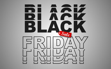 Black Friday sale label background. Super Friday sale logo for banner, web, header, and flyer designs.