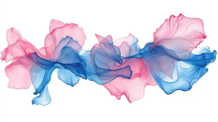 A watercolor background with soft pink and blue hues, ideal for creative projects and designs.
