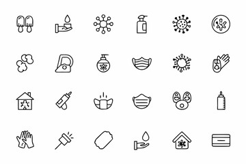 A focused set emphasizing hygiene practices and disease prevention. Perfect for awareness posters, handwashing campaigns, and infection control guides