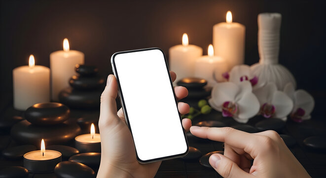 Book your next spa appointment online easy mobile app spa booking wellness relaxation massage therapy appointment scheduling health beauty selfcare mobile device