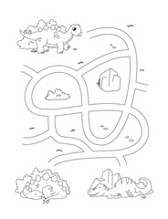 Sleeping Mother Maze Puzzle Activity for Kids