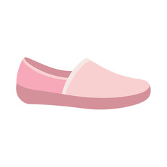pink shoes isolated on white