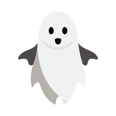 Spooky Halloween Ghost Vector Design
