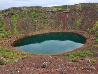 Kerid Kratersee Island Vulkankrater